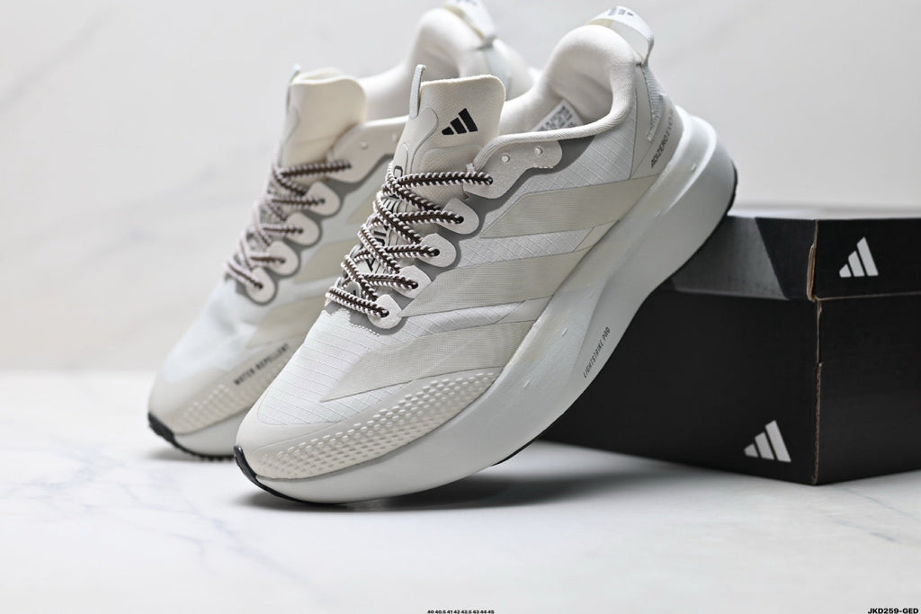 Exclusive Adidas K81801550 Men's Running Shoes #4 — Black/Grey — Size EU 40 / US M7 / W8.5 / 25CM — Alternate View 7