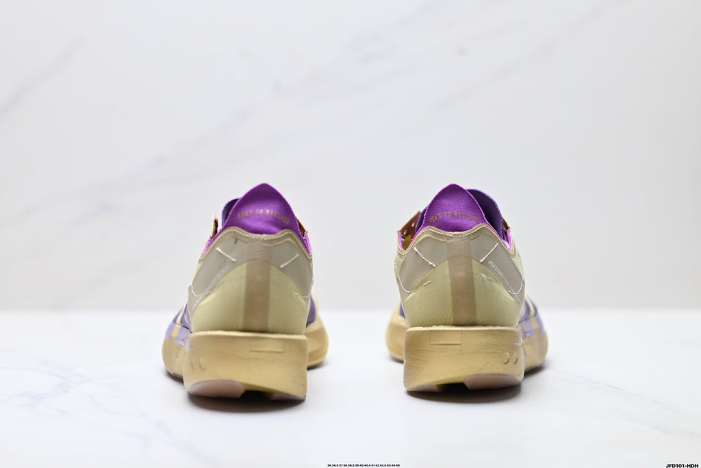 Exclusive Adidas K81801650 Unisex Running Shoes #3 — Purple/Beige — Size EU 36 / US M4 / W5.5 / 23CM — Top View