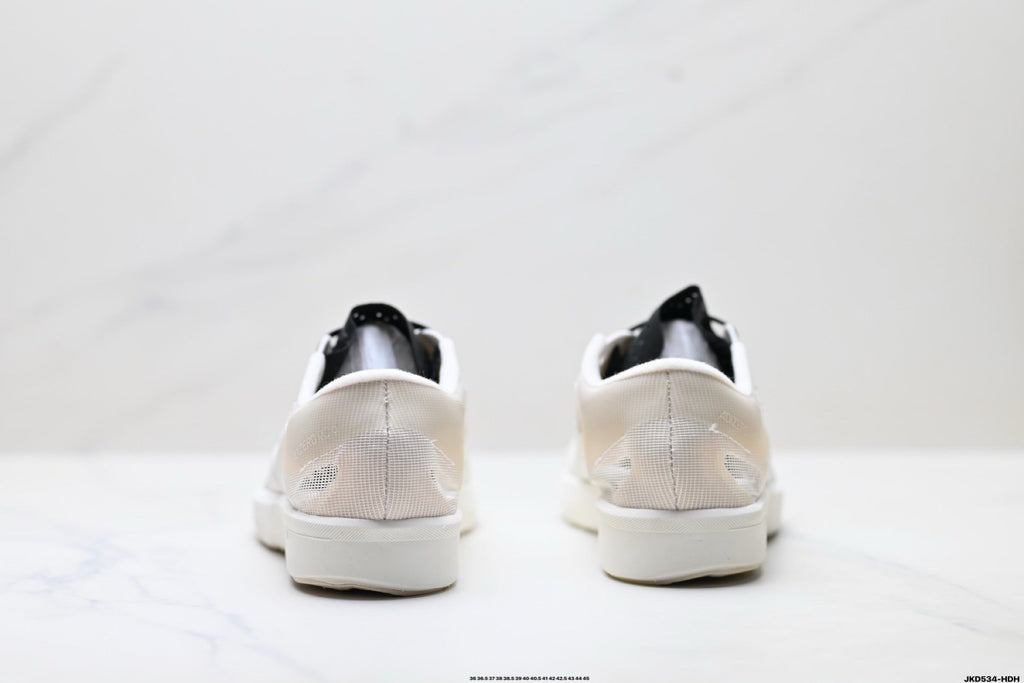 Exclusive Adidas K81801550 Unisex Running Shoes #5 — White/Black — Size EU 36 / US M4 / W5.5 / 23CM — Top View