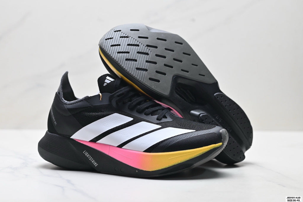 Exclusive Adidas K81801550 Unisex Running Shoes #4 — White/Red — Size EU 36 / US M4 / W5.5 / 23CM — Alternate View 9