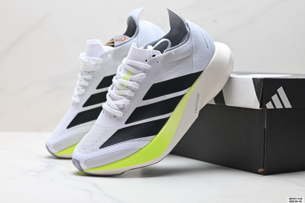 Exclusive Adidas K81801550 Unisex Running Shoes #4 — White/Red — Size EU 36 / US M4 / W5.5 / 23CM — Alternate View 10