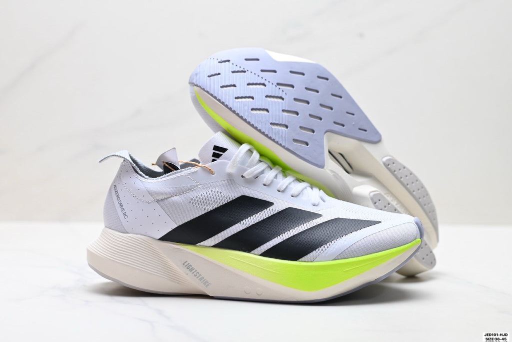 Exclusive Adidas K81801550 Unisex Running Shoes #4 — White/Red — Size EU 36 / US M4 / W5.5 / 23CM — Alternate View 13