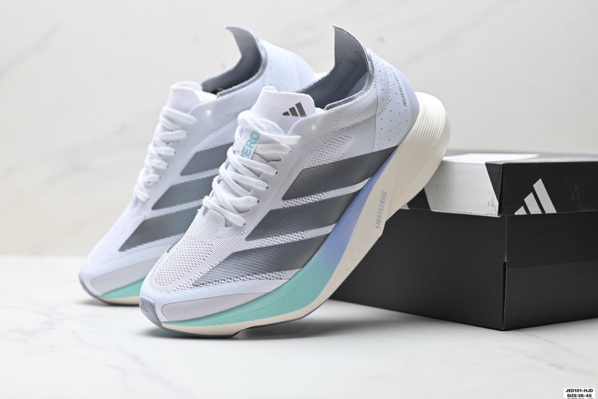Exclusive Adidas K81801550 Unisex Running Shoes #4 — White/Red — Size EU 36 / US M4 / W5.5 / 23CM — Alternate View 22