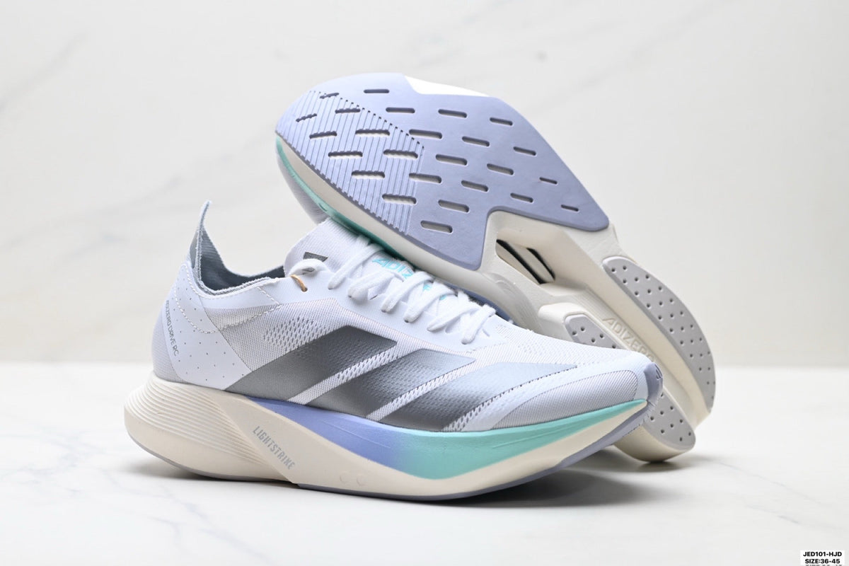 Exclusive Adidas K81801550 Unisex Running Shoes #4 — White/Red — Size EU 36 / US M4 / W5.5 / 23CM — Alternate View 24