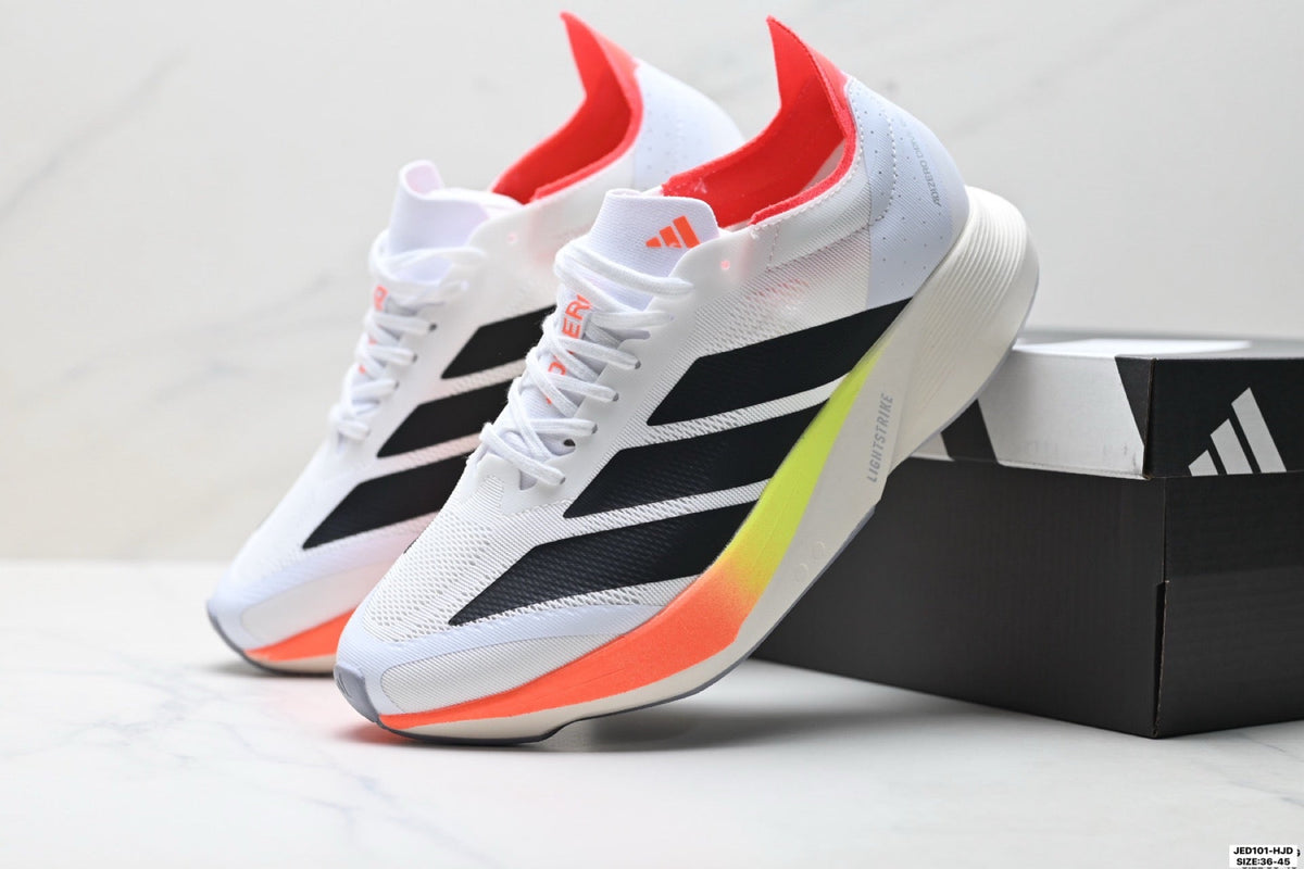 Exclusive Adidas K81801550 Unisex Running Shoes #4 — White/Red — Size EU 36 / US M4 / W5.5 / 23CM — Alternate View 31