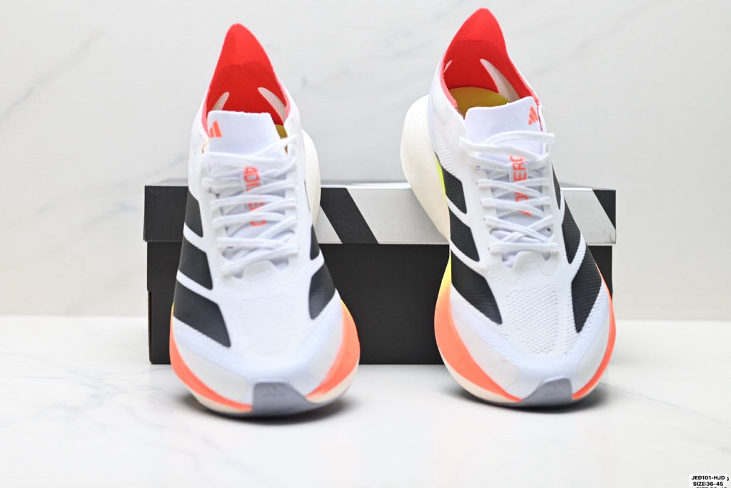 Exclusive Adidas K81801550 Unisex Running Shoes #4 — White/Red — Size EU 36 / US M4 / W5.5 / 23CM — Alternate View 32