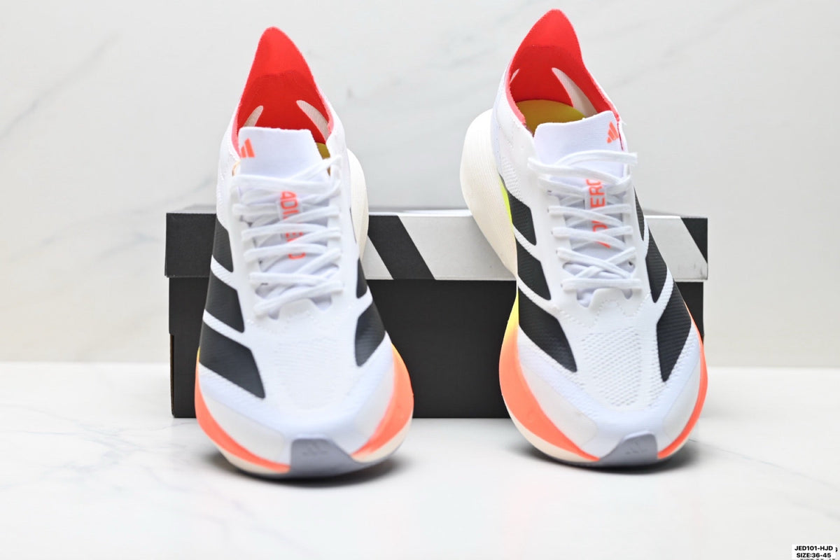 Exclusive Adidas K81801550 Unisex Running Shoes #4 — White/Red — Size EU 36 / US M4 / W5.5 / 23CM — Alternate View 32