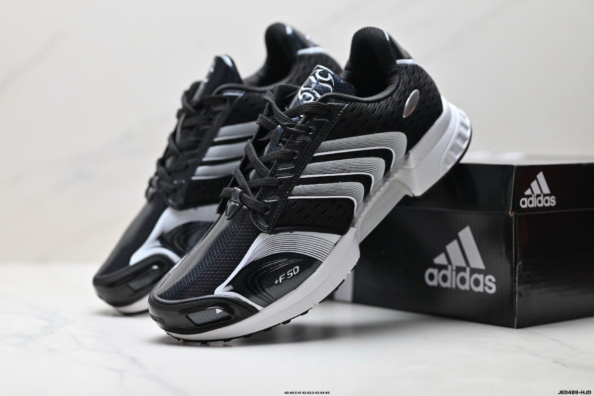 Exclusive Adidas K81801550 Men's Running Shoes #2 — Black/Silver #1 — Size EU 40 / US M7 / W8.5 / 25CM — Alternate View 7
