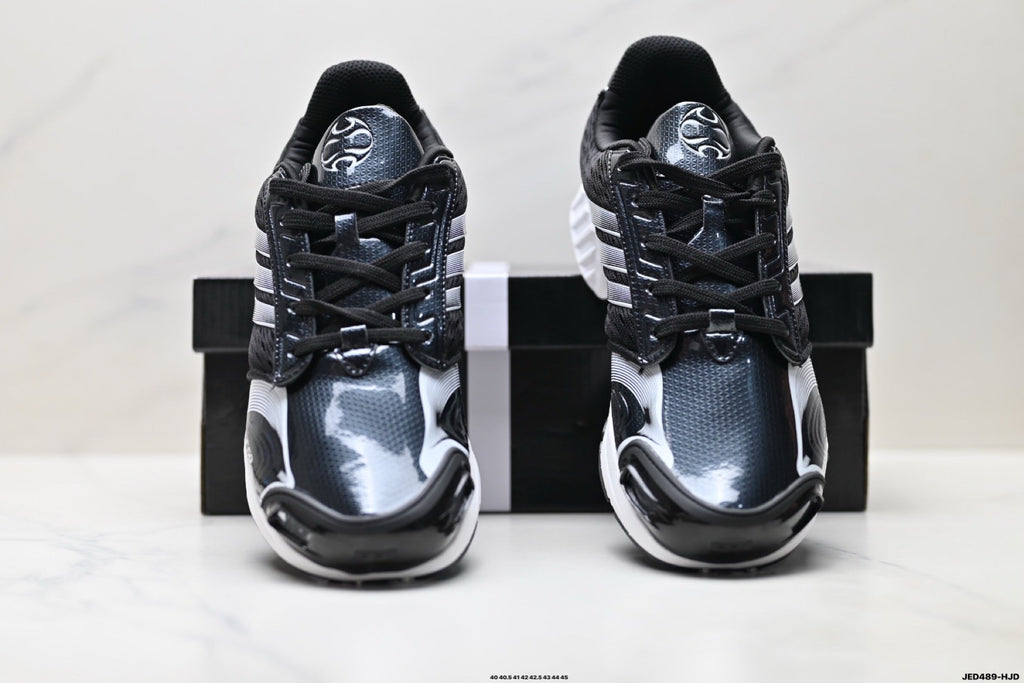 Exclusive Adidas K81801550 Men's Running Shoes #2 — Black/Silver #1 — Size EU 40 / US M7 / W8.5 / 25CM — Alternate View 8