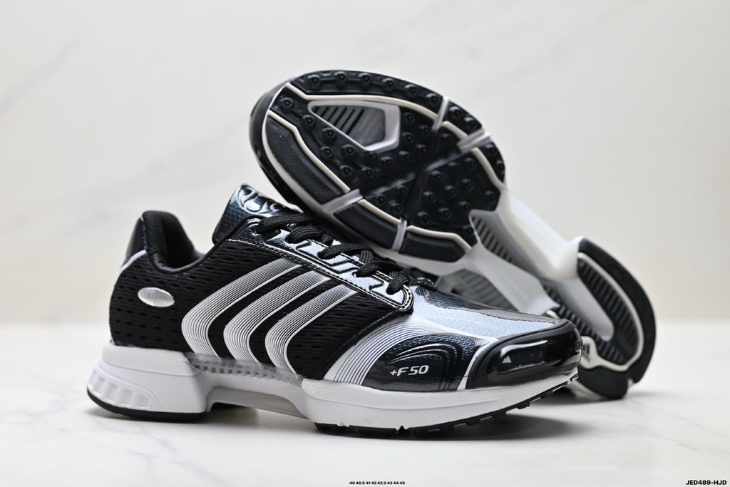 Exclusive Adidas K81801550 Men's Running Shoes #2 — Black/Silver #1 — Size EU 40 / US M7 / W8.5 / 25CM — Alternate View 10