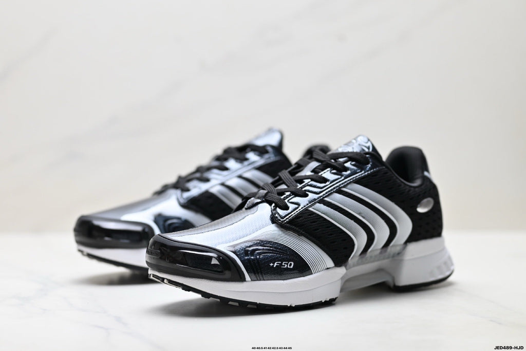 Exclusive Adidas K81801550 Men's Running Shoes #2 — Black/Silver #1 — Size EU 40 / US M7 / W8.5 / 25CM — Alternate View 11