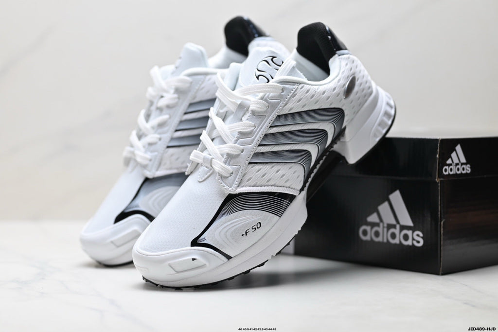 Exclusive Adidas K81801550 Men's Running Shoes #2 — Black/Silver #1 — Size EU 40 / US M7 / W8.5 / 25CM — Alternate View 12