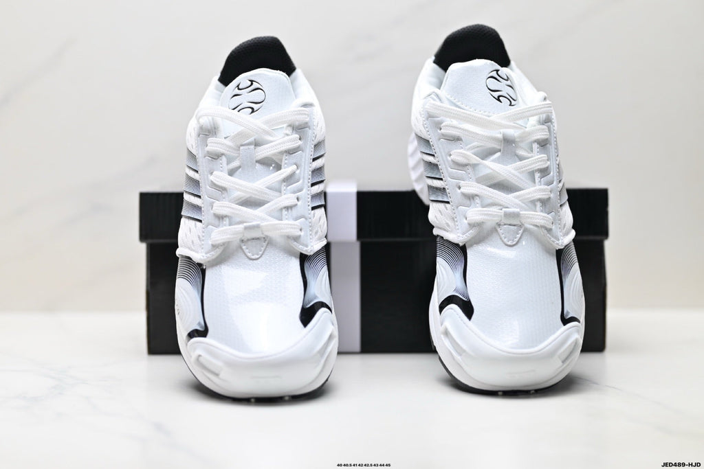 Exclusive Adidas K81801550 Men's Running Shoes #2 — Black/Silver #1 — Size EU 40 / US M7 / W8.5 / 25CM — Alternate View 13