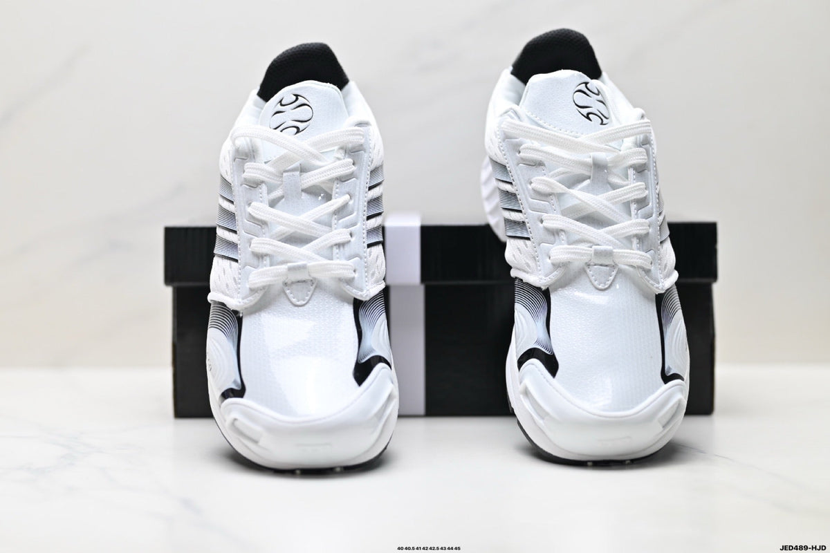 Exclusive Adidas K81801550 Men's Running Shoes #2 — Black/Silver #1 — Size EU 40 / US M7 / W8.5 / 25CM — Alternate View 13