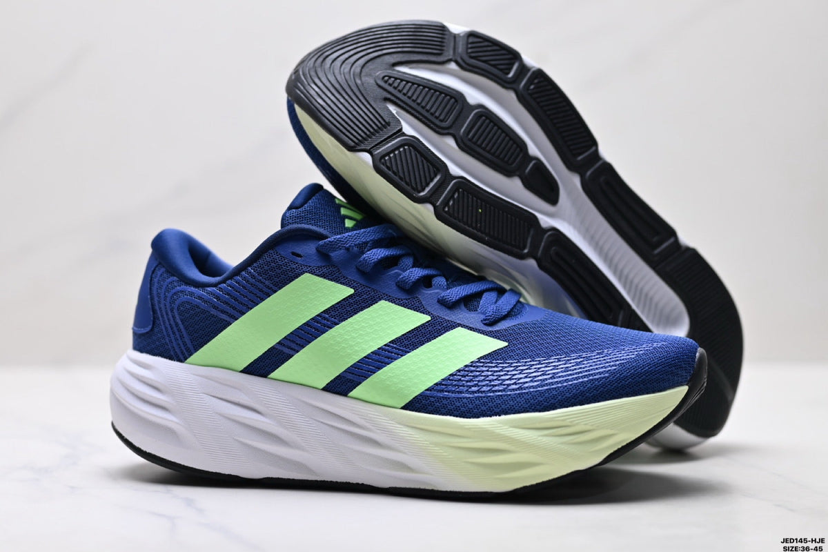 Exclusive Adidas K81801550 Unisex Running Shoes #3 — Blue/Green — Size EU 36 / US M4 / W5.5 / 23CM — Detail View