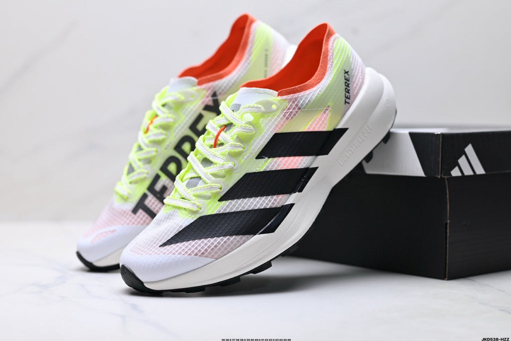 Exclusive Adidas K81801550 Unisex Running Shoes #2 — Blue/Green — Size EU 36 / US M4 / W5.5 / 23CM — Alternate View 12