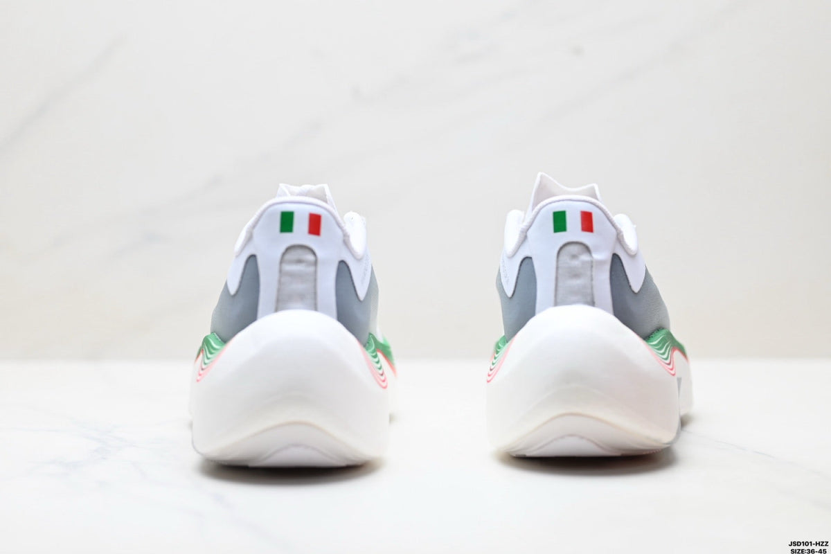 Exclusive Adidas K81801850 Unisex Running Shoes — White/Mint — Size EU 36 / US M4 / W5.5 / 23CM — Back View
