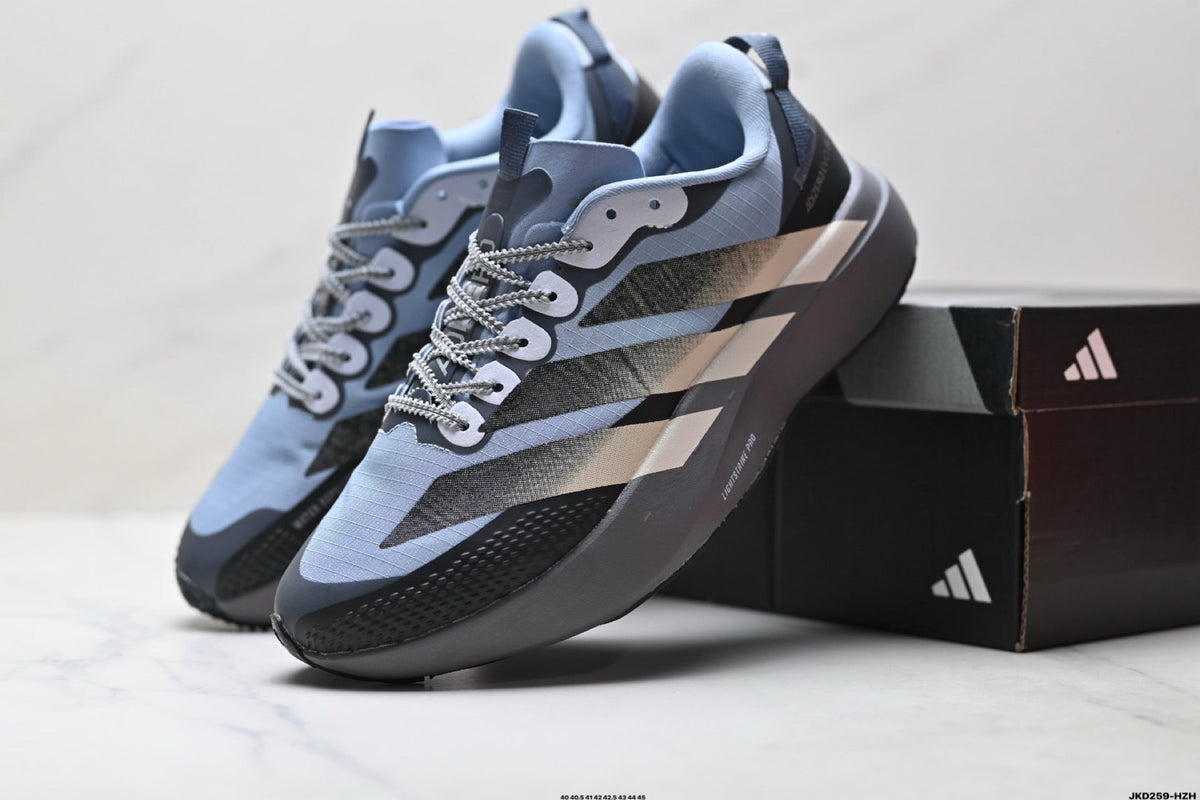 Exclusive Adidas K81801550 Men's Running Shoes — Blue/Black — Size EU 40 / US M7 / W8.5 / 25CM — Alternate View 12