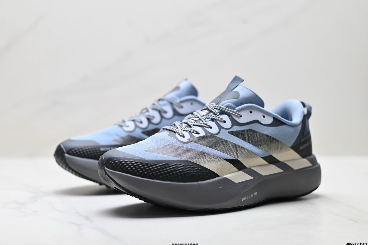 Exclusive Adidas K81801550 Men's Running Shoes — Blue/Black — Size EU 40 / US M7 / W8.5 / 25CM — Alternate View 16