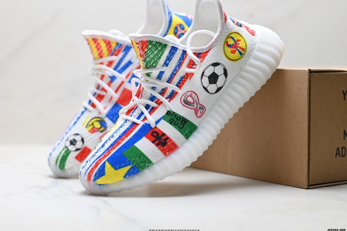 Exclusive Adidas K81801550 Unisex Running Shoes — Multicolor — Size EU 36 / US M4 / W5.5 / 23CM — Side View