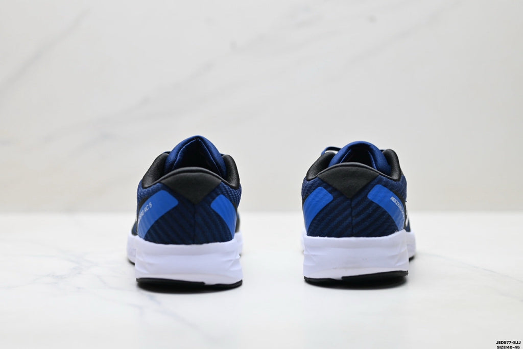 Exclusive Adidas K81801450 Men's Running Shoes — Navy/Pink — Size EU 40 / US M7 / W8.5 / 25CM — Top View