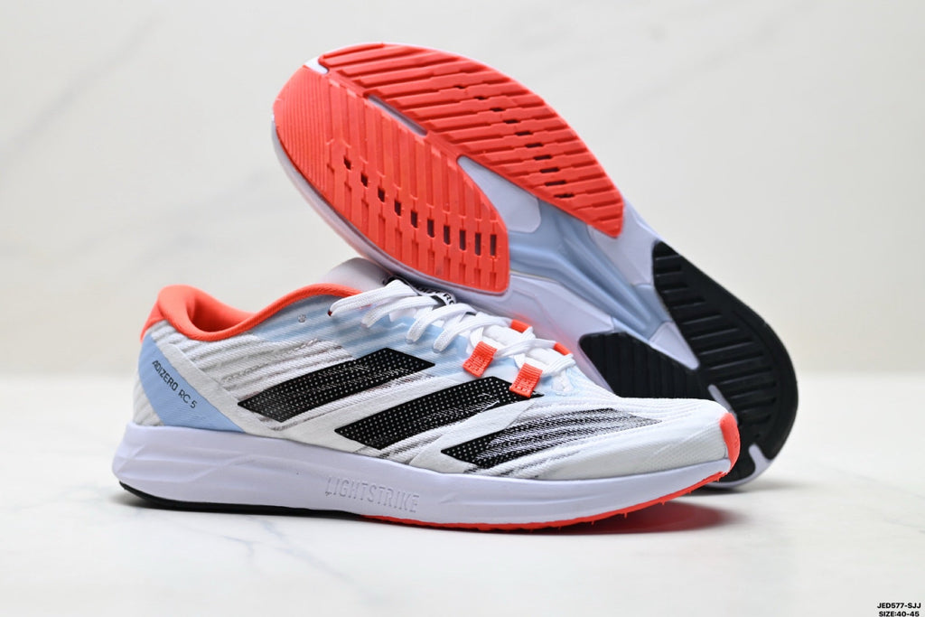 Exclusive Adidas K81801450 Men's Running Shoes — Navy/Pink — Size EU 40 / US M7 / W8.5 / 25CM — Alternate View 9