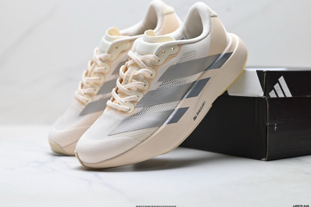 Exclusive Adidas K81801450 Unisex Running Shoes — White/Grey — Size EU 36 / US M4 / W5.5 / 23CM — Alternate View 11