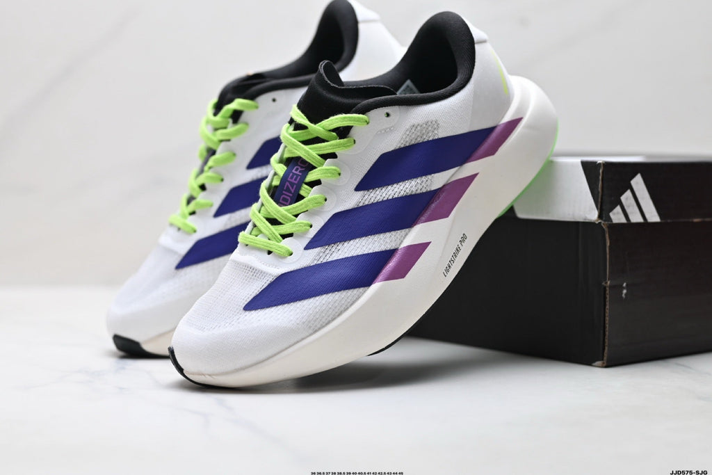 Exclusive Adidas K81801450 Unisex Running Shoes — White/Grey — Size EU 36 / US M4 / W5.5 / 23CM — Alternate View 20