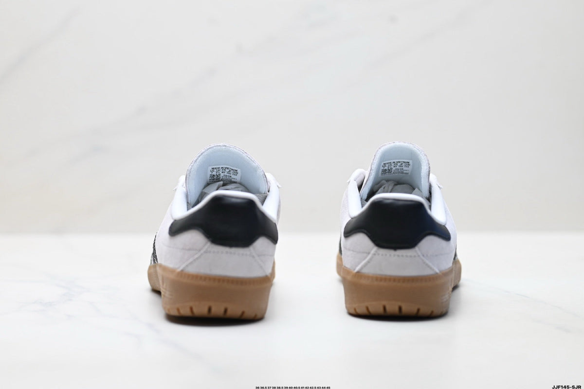 Exclusive Adidas K81801450 Unisex Casual Sneakers #2 — White/Black/Gum — Size EU 36 / US M4 / W5.5 / 23CM — Back View