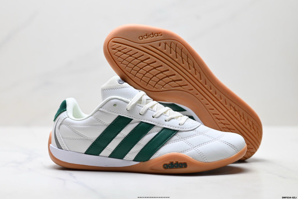 Exclusive Adidas K81801450 Unisex Casual Sneakers — White/Beige/Gum — Size EU 36 / US M4 / W5.5 / 23CM — Detail View