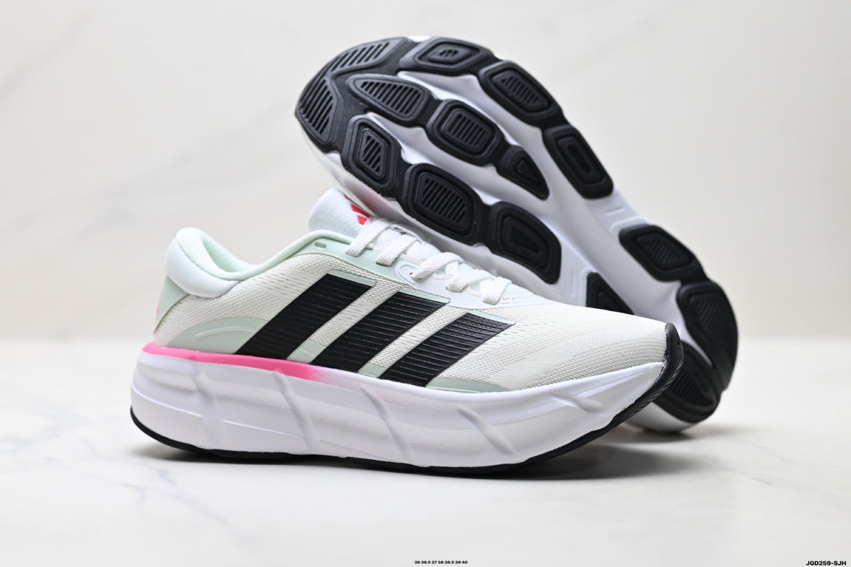 Exclusive Adidas K81801750 Women's Running Shoes — White/Mint/Pink — Size EU 36 / US M4 / W5.5 / 23CM — Detail View