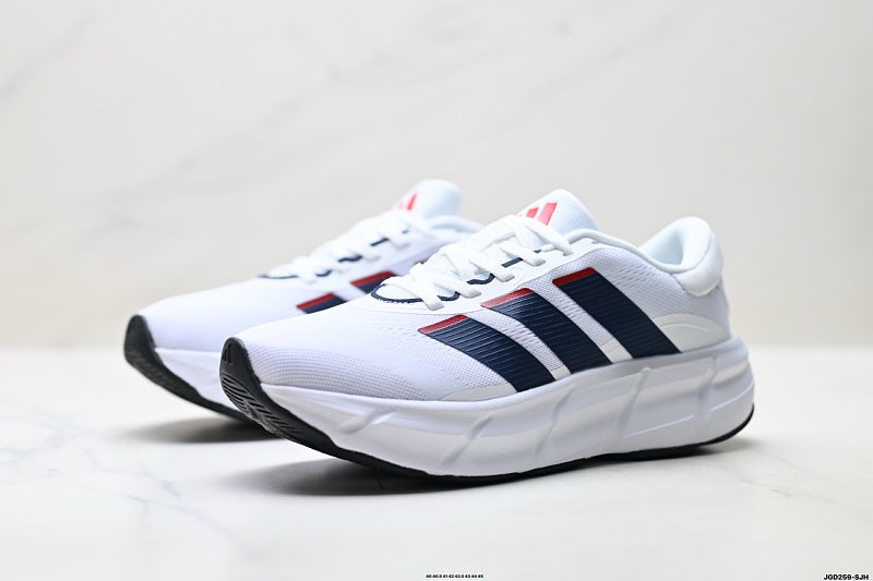 Exclusive Adidas K81801750 Men's Running Shoes — White/Navy/Red — Size EU 40 / US M7 / W8.5 / 25CM — Alternate View 7