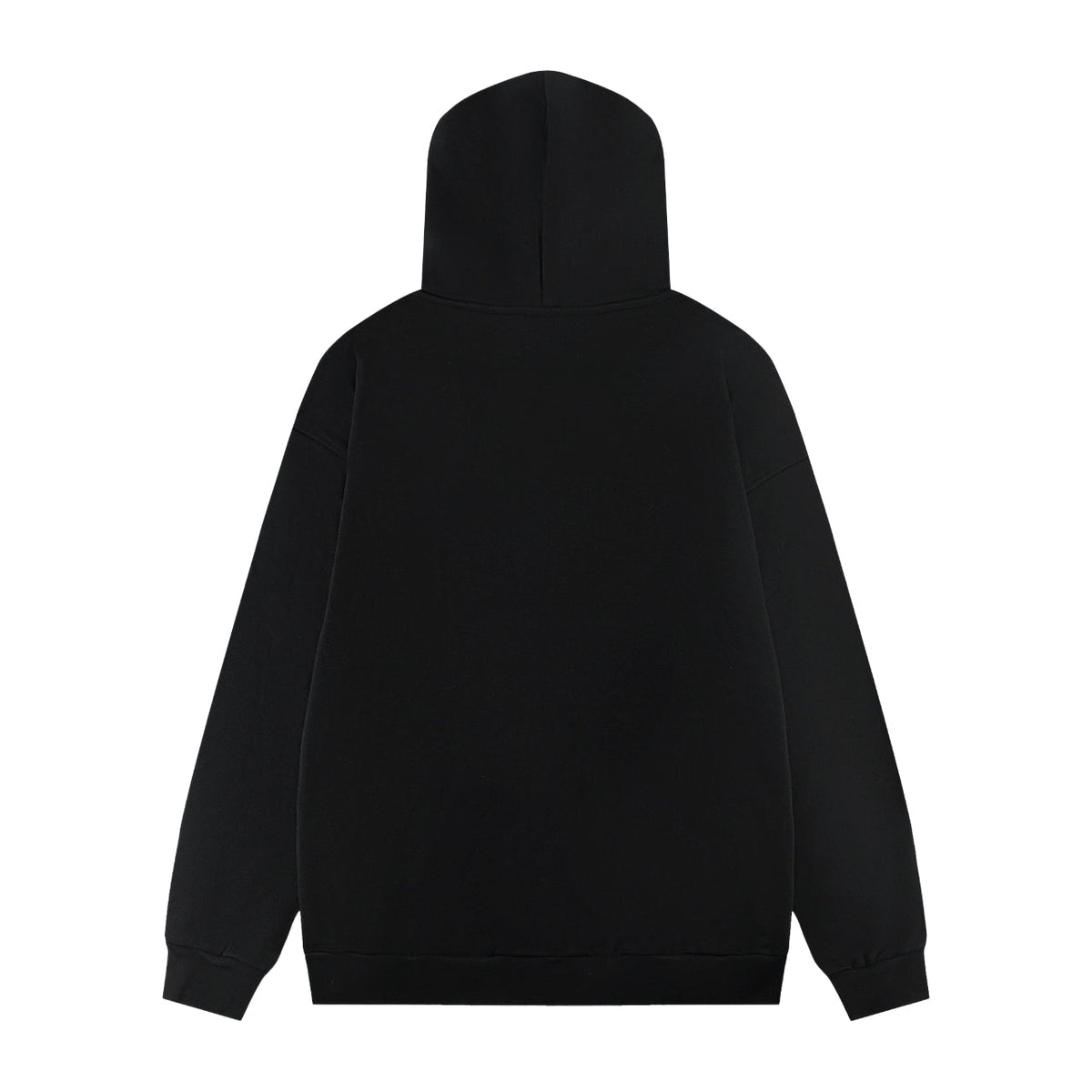 Exclusive Balenciaga Loose Fit Print Hoodie — XS — Side View