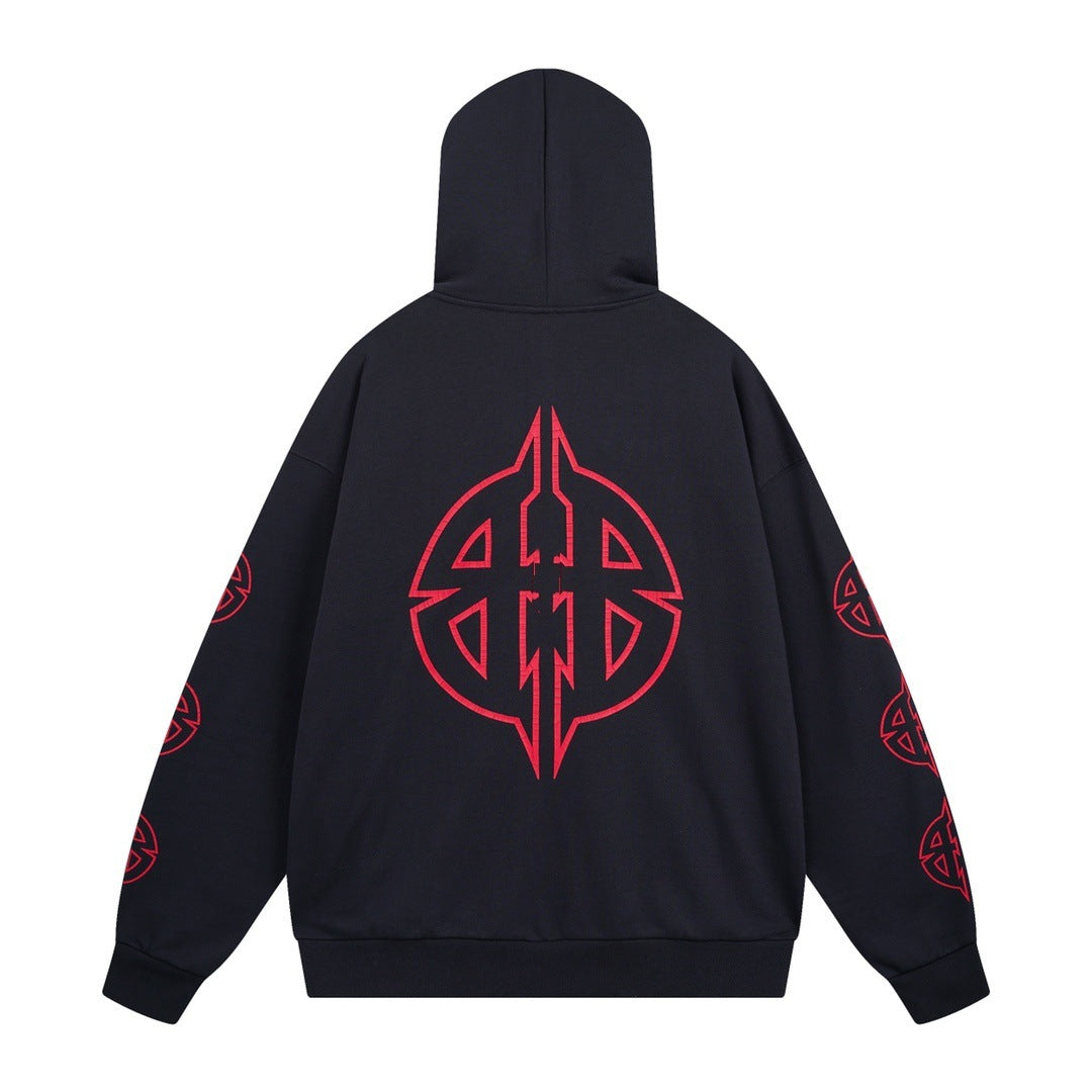 Exclusive Balenciaga BB LOGO Hoodie — XS — Side View