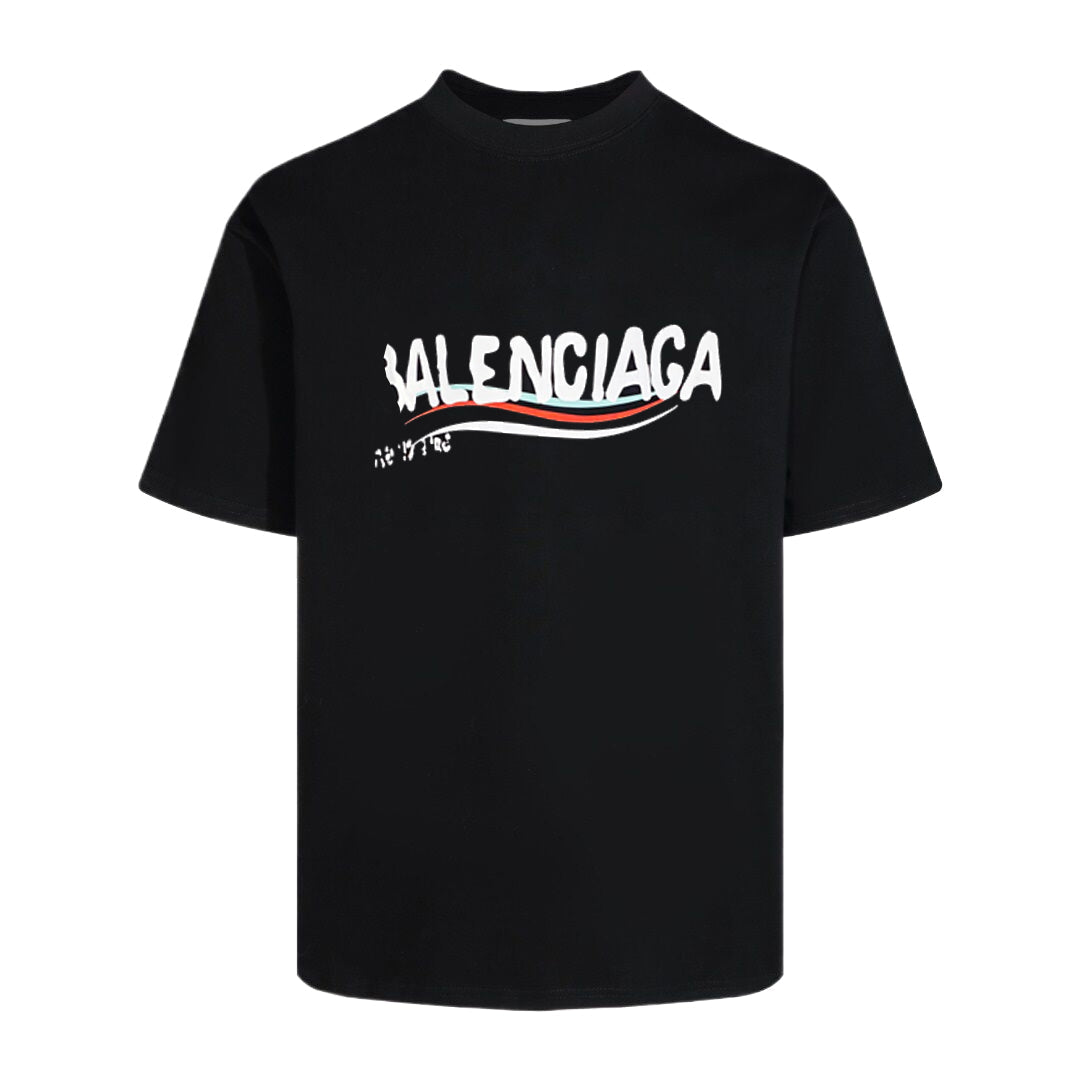 Exclusive Balenciaga  Man Classic T-shirt — Black — Size S — Back View