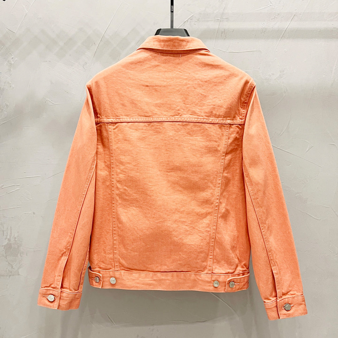 Exclusive Balenciaga 2025SS Jacket Denim Jacket — S — Back View