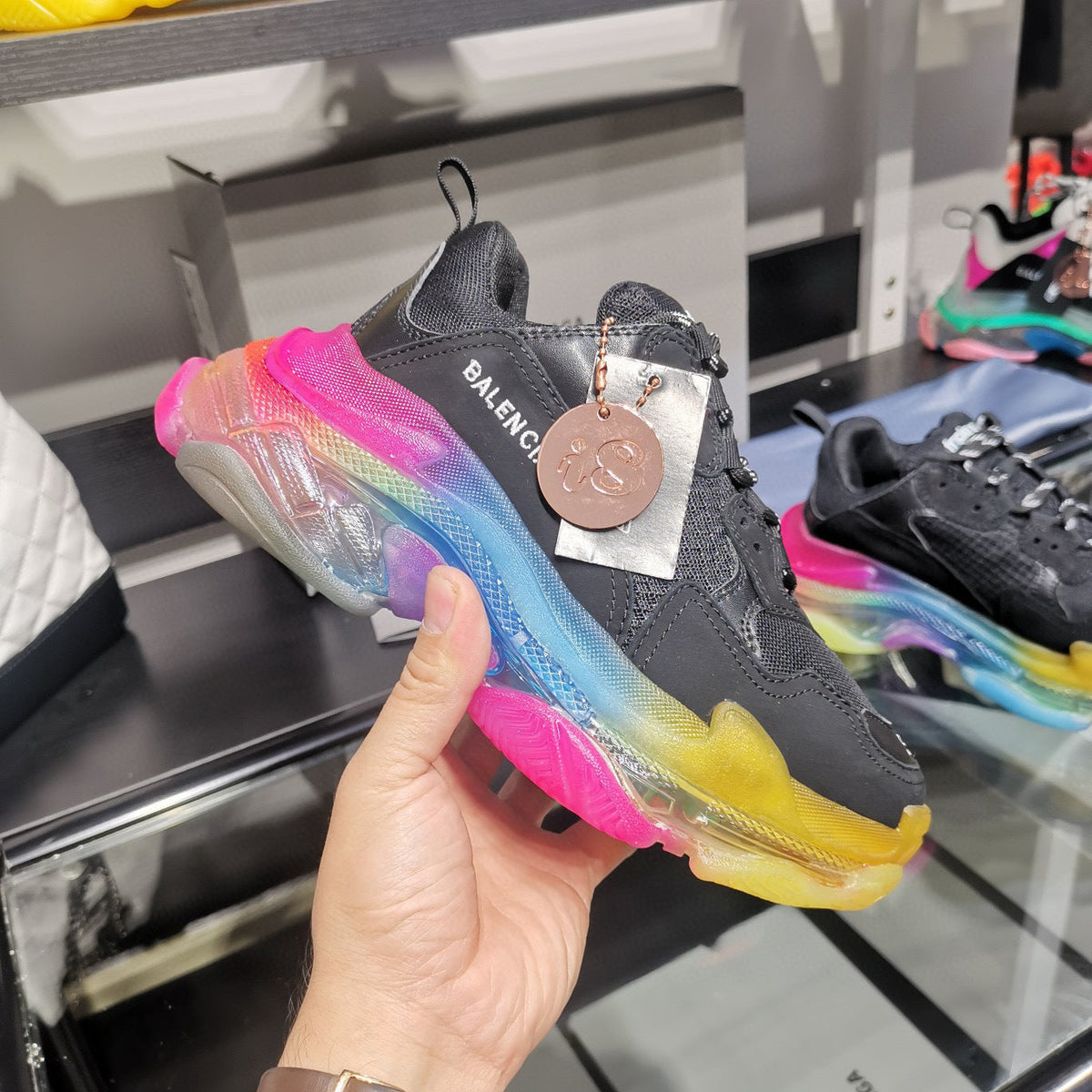 Exclusive Balenciaga Couple's Style Shoe — Style 1 — Size 36 — Detail View