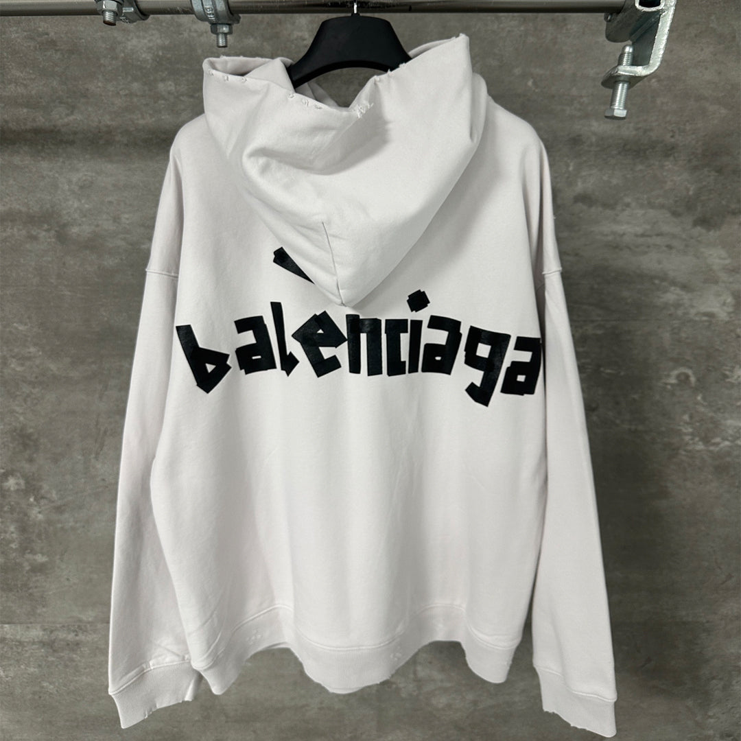 Exclusive Balenciaga  Couples Loose Fit Hoodie — XS — Detail View