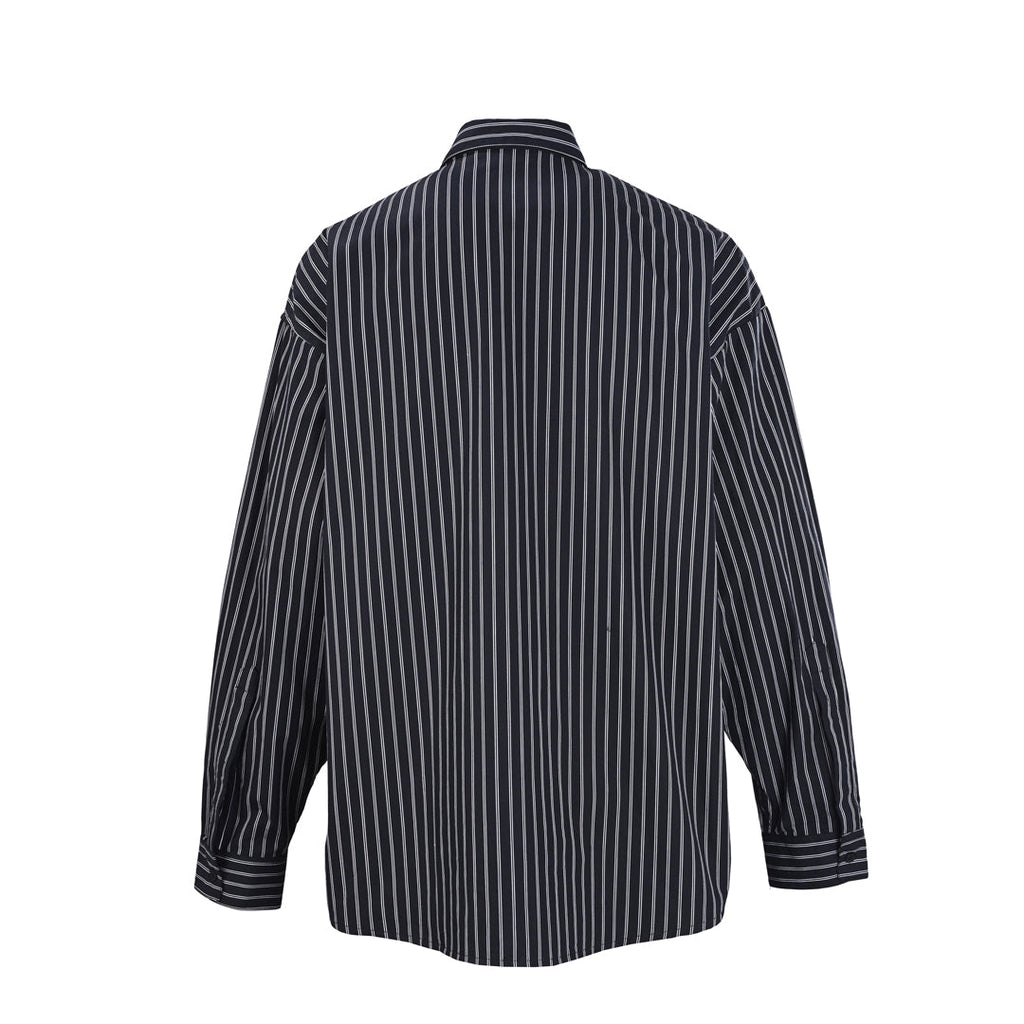 Exclusive 2026SS Plaid Long-Sleeve Shirt — S — Side View