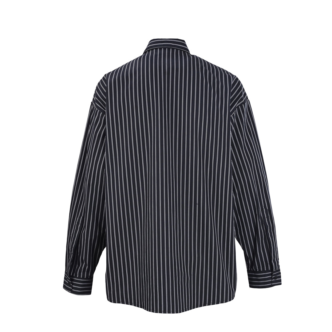 Exclusive 2026SS Plaid Long-Sleeve Shirt — S — Side View