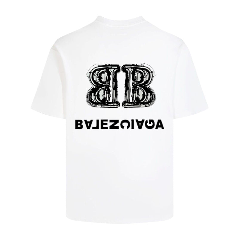 Exclusive Balenciaga Vintage Loose Fit T-shirt — Black — Size XS — Top View