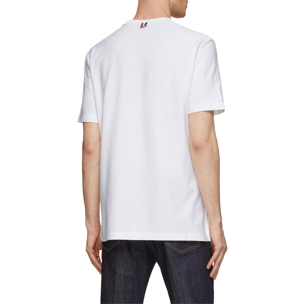 Exclusive Thom Browne  Anchor embroidery T-shirt — Blue — Size 0/S — Detail View
