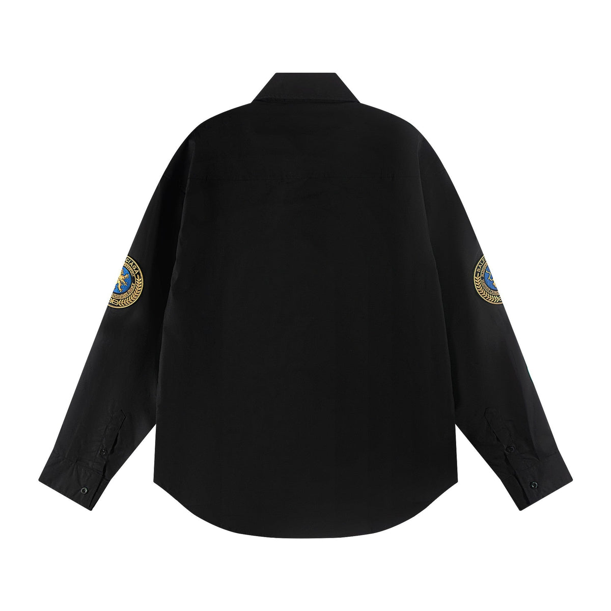 Exclusive 2025SS Long-Sleeve Shirt Shirt — Black — Size S — Side View