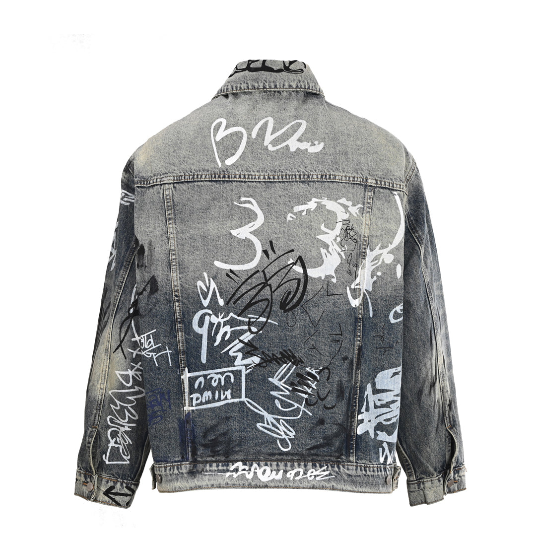 Exclusive Balenciaga 2026SS Men's Baseball Jacket — Blue — Size S — Side View