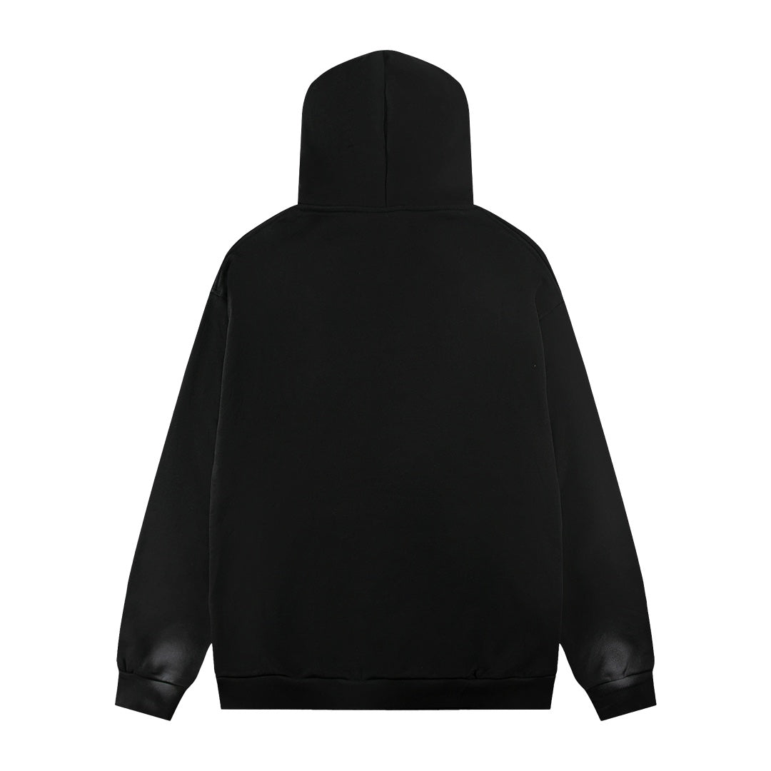 Exclusive Balenciaga  Distressed Couples Hoodie — XS — Side View