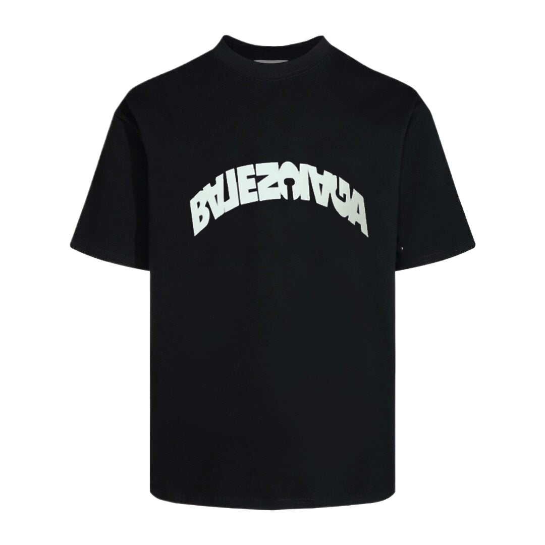 Exclusive Balenciaga Man T-shirt — Black — Size S — Side View