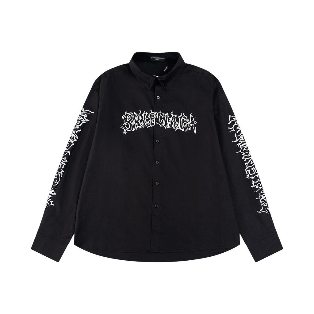 Exclusive 2025 New Lettering Shirt — XS — Side View