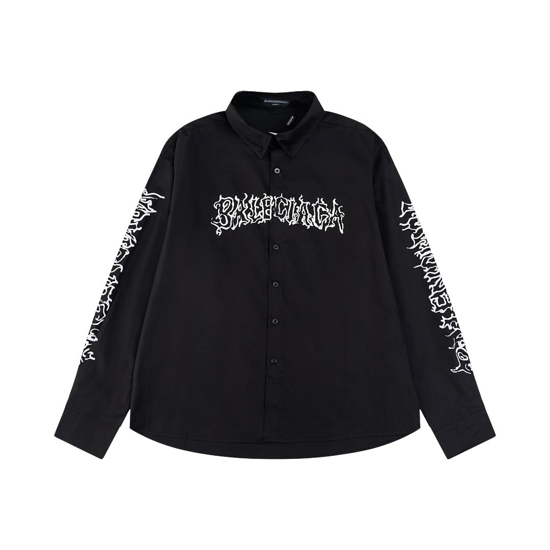 Exclusive 2025 New Lettering Shirt — XS — Side View