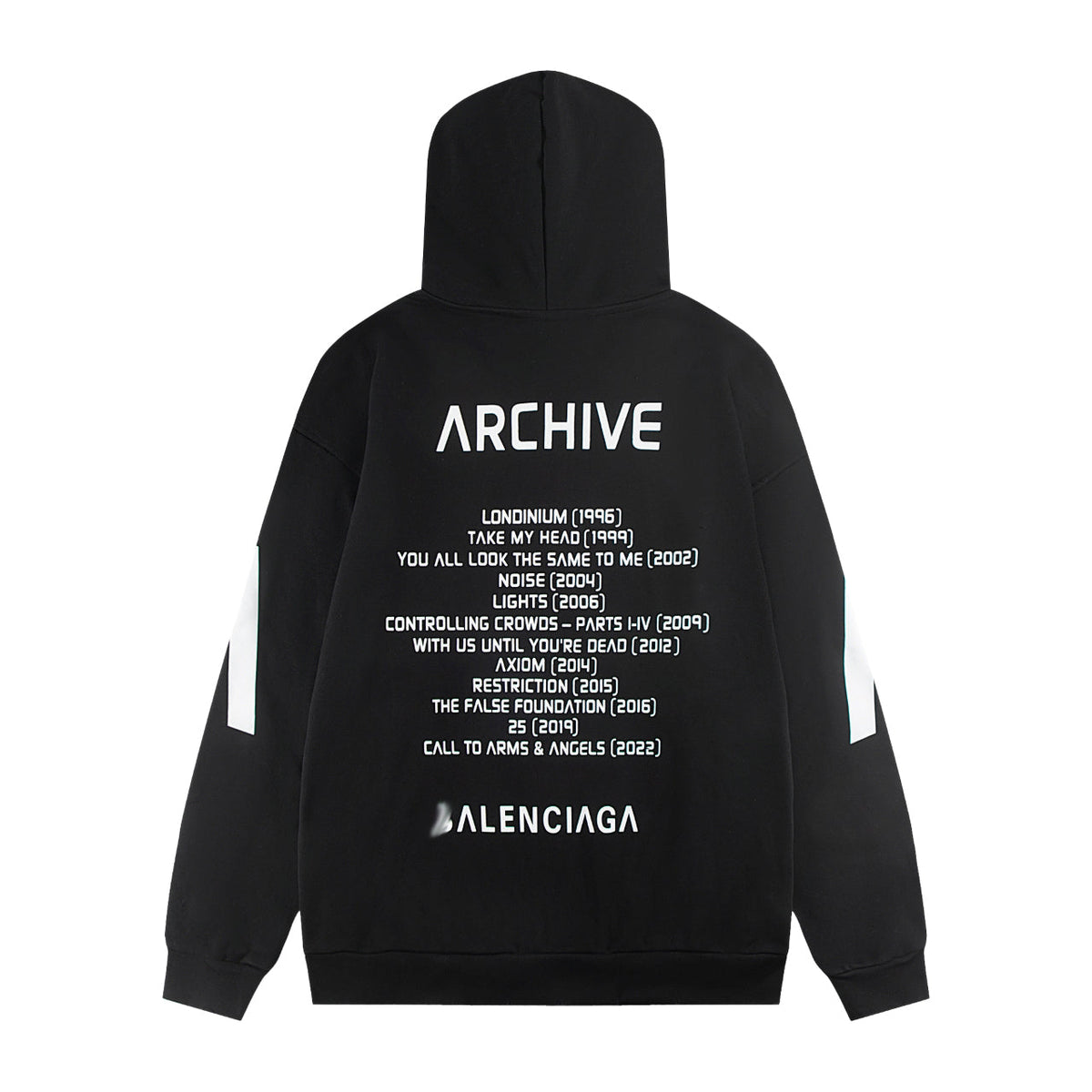 Exclusive Balenciaga Gradient Print Hoodie — XS — Side View