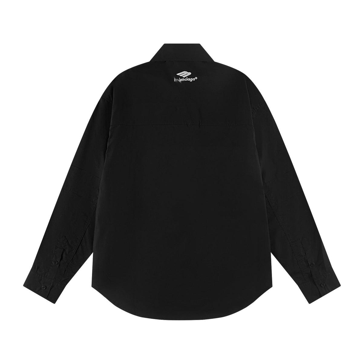 Exclusive 2025SS Classic Long-Sleeve Shirt — Black — Size S — Side View